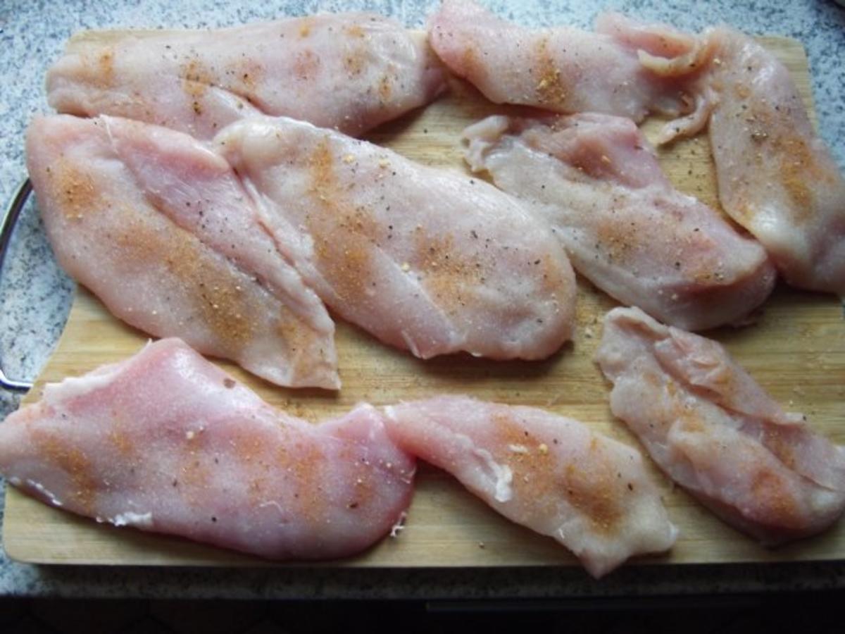 Hähnchen Minutenschnitzel in Paprika- Pilzsoße Dieter´s Art - einfach ...