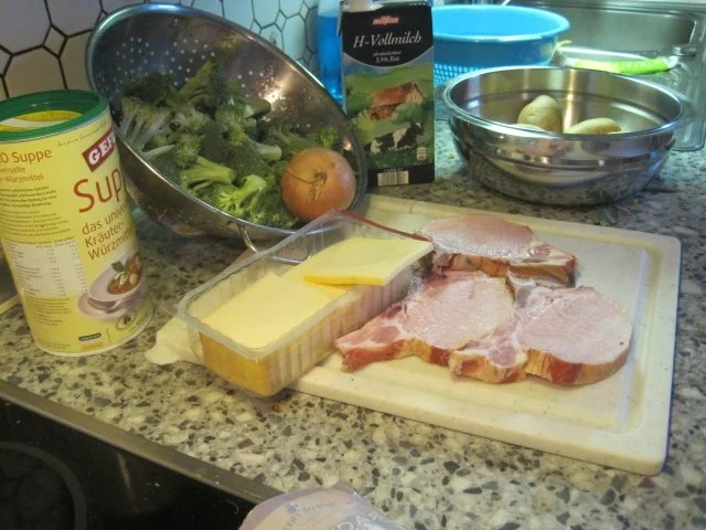 Raclette-Auflauf mit Kasseler und Brokkoli - Rezept - Bild Nr. 2