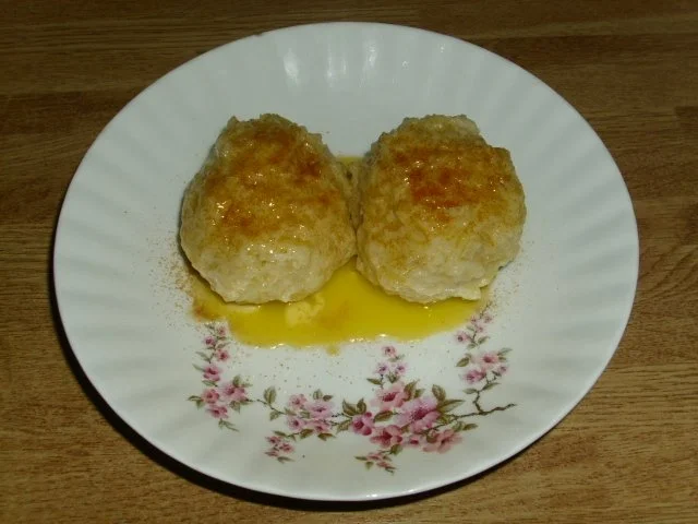 Schnelle Apfelknödel - Rezept