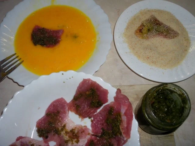 Wildkräutermedaillons an Speckbohnen - Rezept - Bild Nr. 4