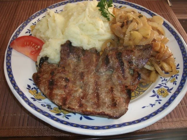 Rinderleber gegrillt - Rezept