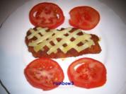 Kochen: Panierte Schnitzel mit Käsegitter - Rezept