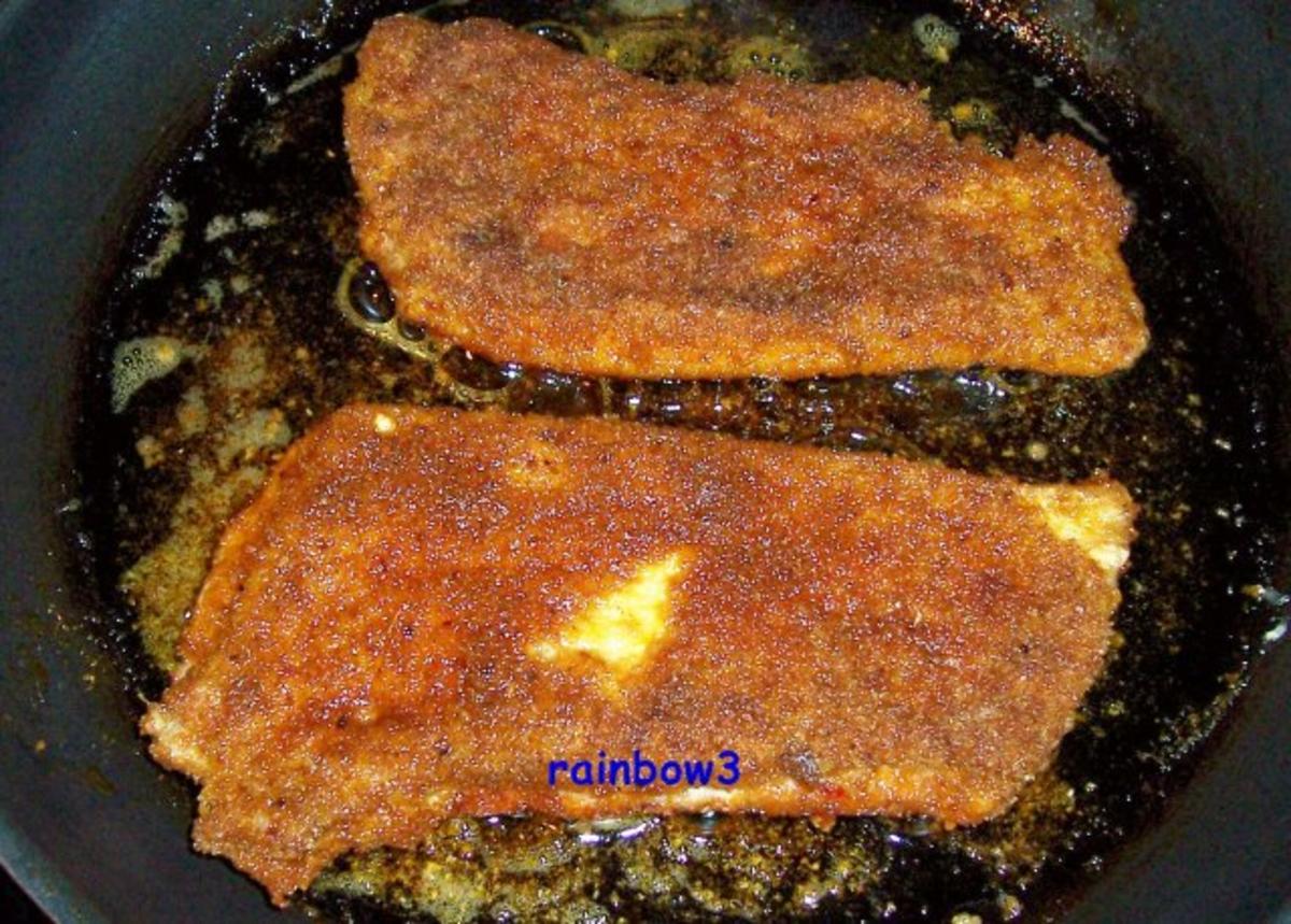 Kochen: Panierte Schnitzel mit Käsegitter - Rezept - Bild Nr. 6