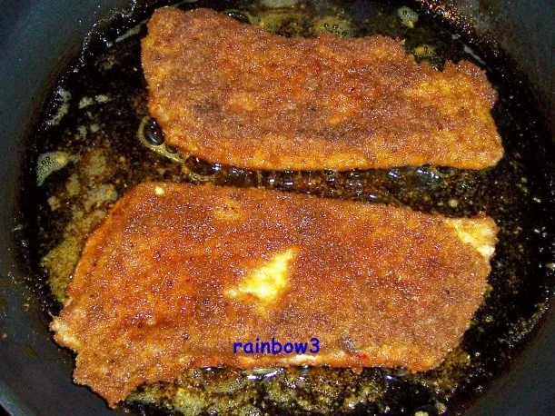 Rezept: Kochen: Panierte Schnitzel mit Käsegitter Bild Nr. 6 Kochen: Panierte Schnitzel mit Käsegitter - Rezept - Bild Nr. 6