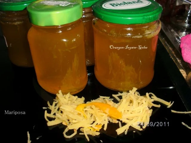 Rezept: Ingwer-Orangen-Gelee Bild Nr. 2 Ingwer-Orangen-Gelee - Rezept - Bild Nr. 2