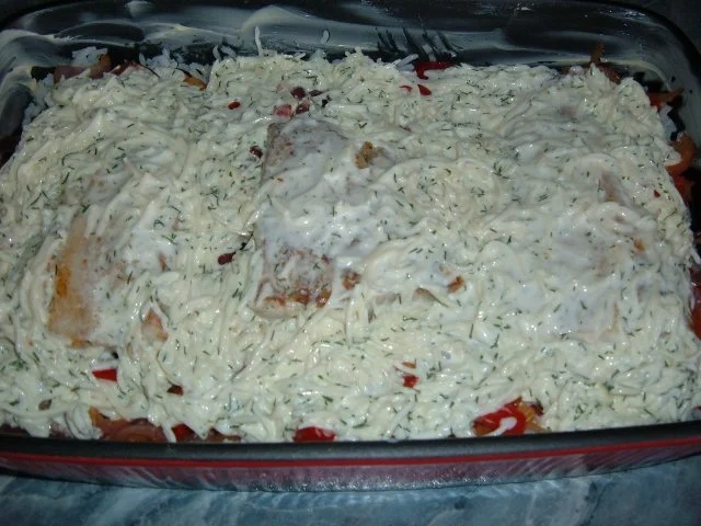 Rezept: Fisch : mit Zwiebel und Paprika Bild Nr. 9 Fisch : mit Zwiebel und Paprika - Rezept - Bild Nr. 9