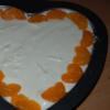 Mandarinenjoghurt-Herz - Rezept