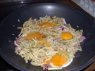 Hoppel-Poppel mit Nudeln - Rezept
