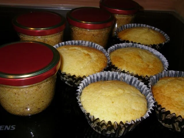 Mandarinen-Joghurt-Muffins bzw. Kuchen im Glas - Rezept - Bild Nr. 2