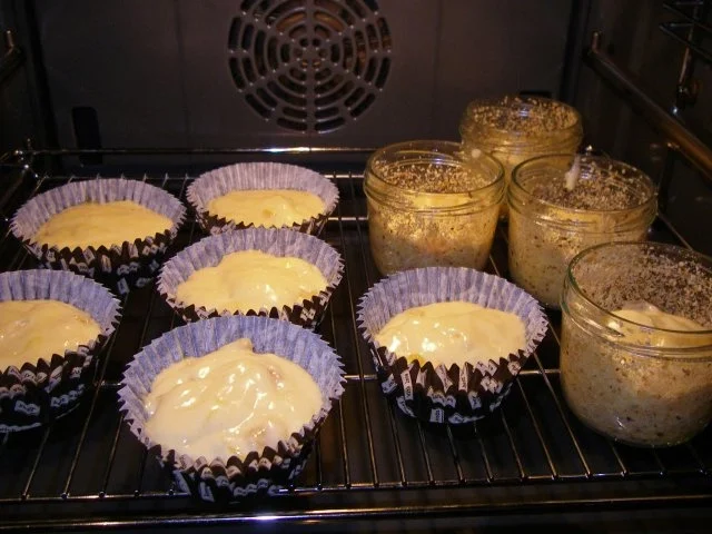 Mandarinen-Joghurt-Muffins bzw. Kuchen im Glas - Rezept - Bild Nr. 3