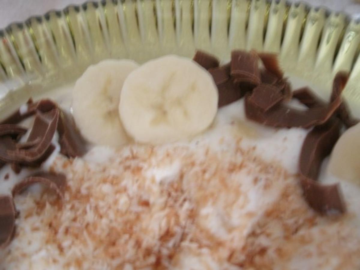 Bananen-Kokos- Dessert - Rezept