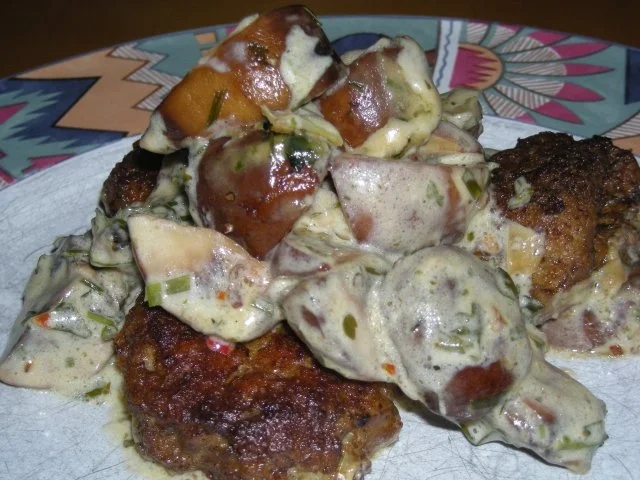 Pilzpfanne mit Frikadellchen - Rezept
