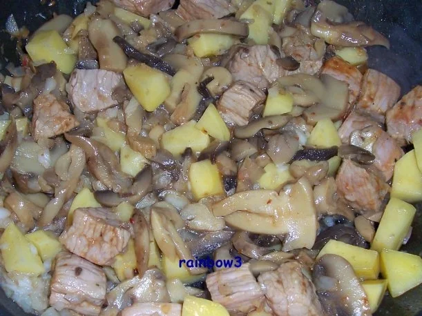 Kochen: Pilz-Fleisch-Pfanne - Rezept - Bild Nr. 3