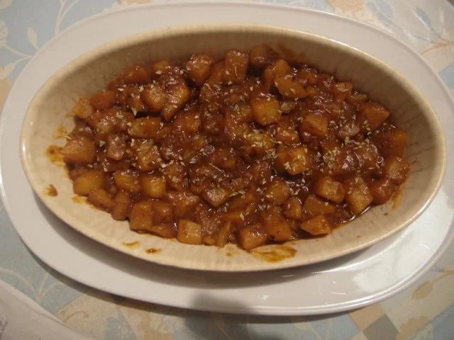 Kartoffeln, in Tomatensoße gegart - Rezept - Bild Nr. 2