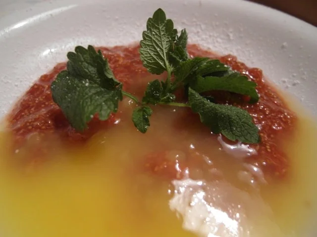 Rezept: Feigenpüree mit Apfelsinensoße Feigenpüree mit Apfelsinensoße - Rezept