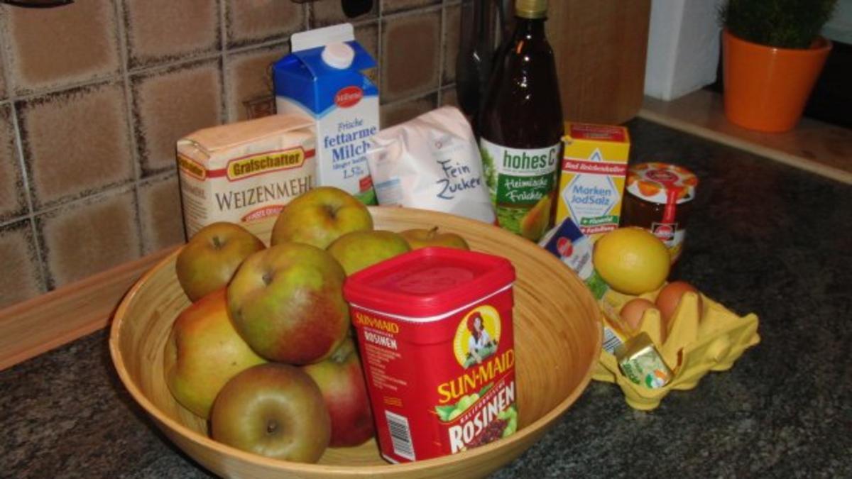 Apfel-Rosinen-Schneckenkuchen - Rezept - Bild Nr. 2