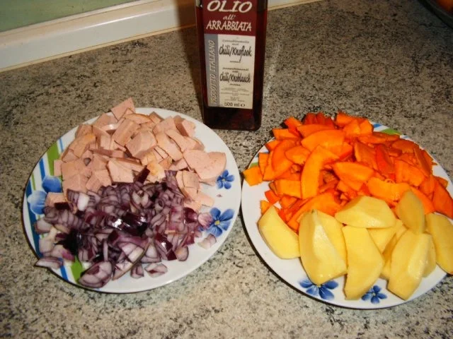 Kürbis-Bratkartoffeln - Rezept - Bild Nr. 2