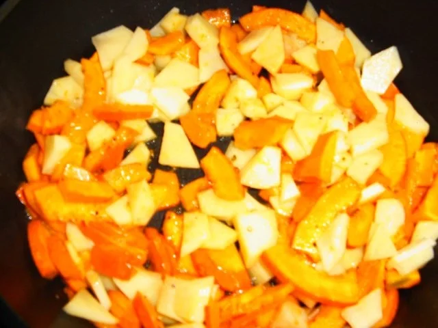 Kürbis-Bratkartoffeln - Rezept - Bild Nr. 3