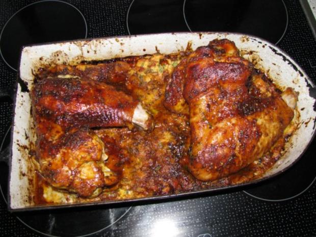 Geflügel: Putenflügel auf Speckknödelbett - Rezept - kochbar.de