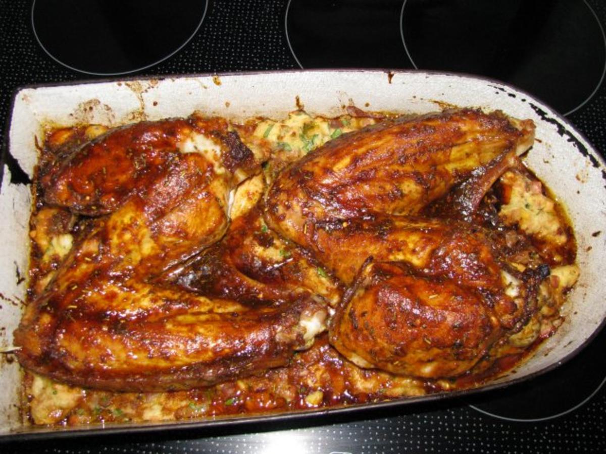 Geflügel: Putenflügel auf Speckknödelbett - einfach - von saturnia