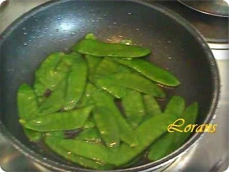Zuckererbsenschoten in Melisse Sause - Rezept - Bild Nr. 5