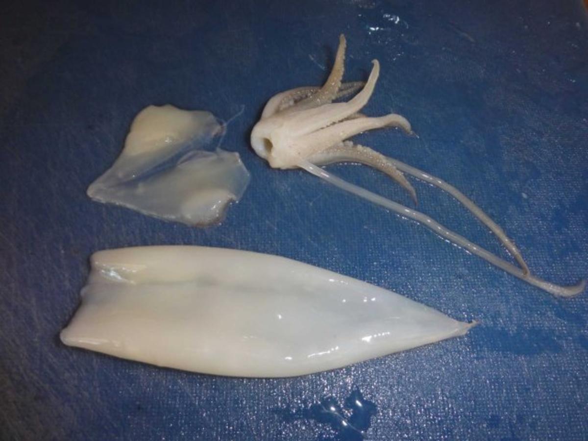 Anleitung Tintenfisch Kalmar vorbereiten schnell & einfach von behappytoo