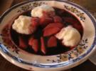 Fliederbeersuppe mit Apfelstückchen - Rezept