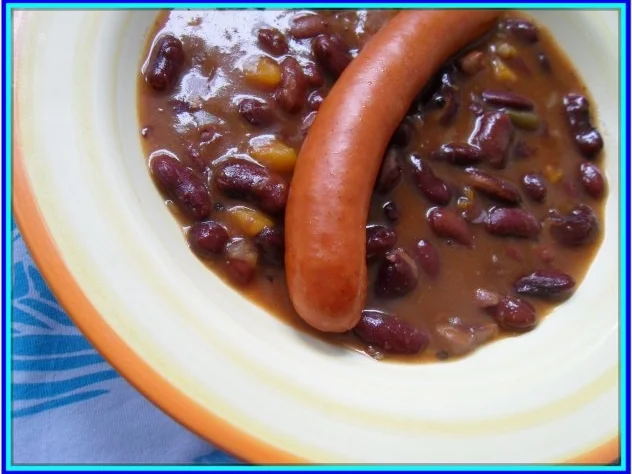 Rezept: Bohnen-Eintopf mit Debreziner Bild Nr. 2 Bohnen-Eintopf mit Debreziner - Rezept - Bild Nr. 2