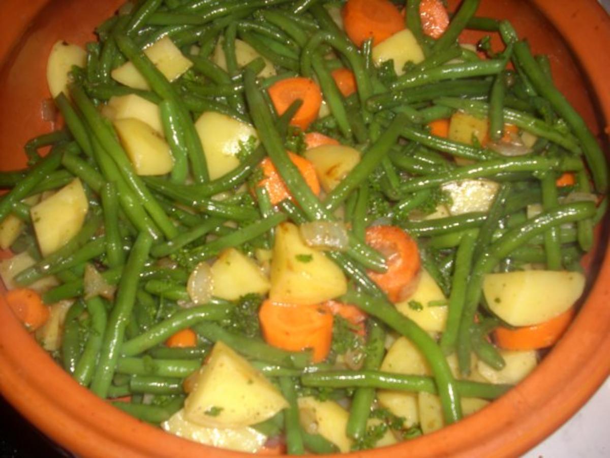 Schweinekotelett mit Gemüse aus dem Ofen - Rezept - Bild Nr. 6