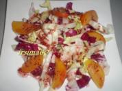 Gemischter Blattsalat mit Pflaumen und fruchtigen Dressing - Rezept