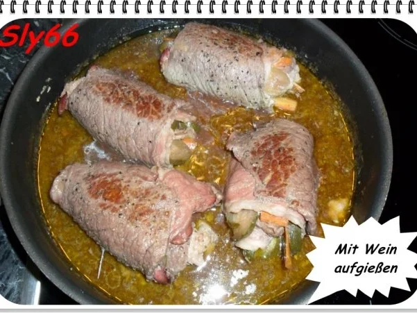 Fleischgerichte:Rinderrouladen - Rezept - Bild Nr. 15