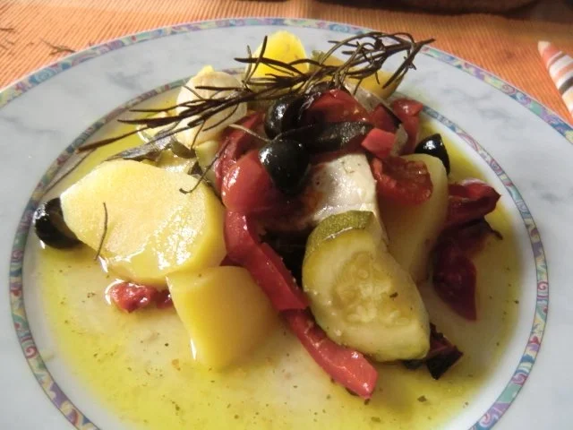 Mediterane Putenpfanne - Rezept