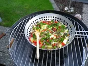 Gemüse aus der Lochpfanne vom Holzkohlegrill - Rezept