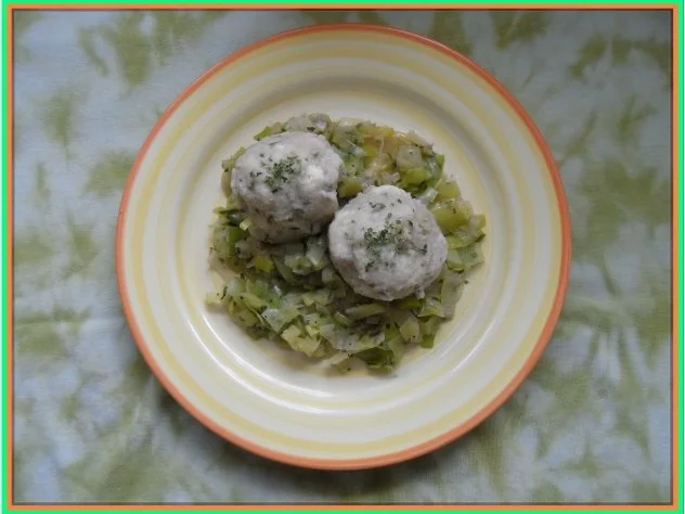 Allgäuer Käseknödel auf Lauchgemüse - Rezept - Bild Nr. 16