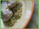 Allgäuer Käseknödel auf Lauchgemüse - Rezept