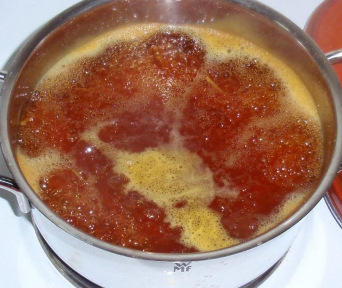 Hähnchenbruststreifen mit Spaghetti und Dattel-Rahmsoße - Rezept - Bild Nr. 7