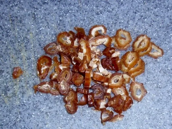 Hähnchenbruststreifen mit Spaghetti und Dattel-Rahmsoße - Rezept - Bild Nr. 8