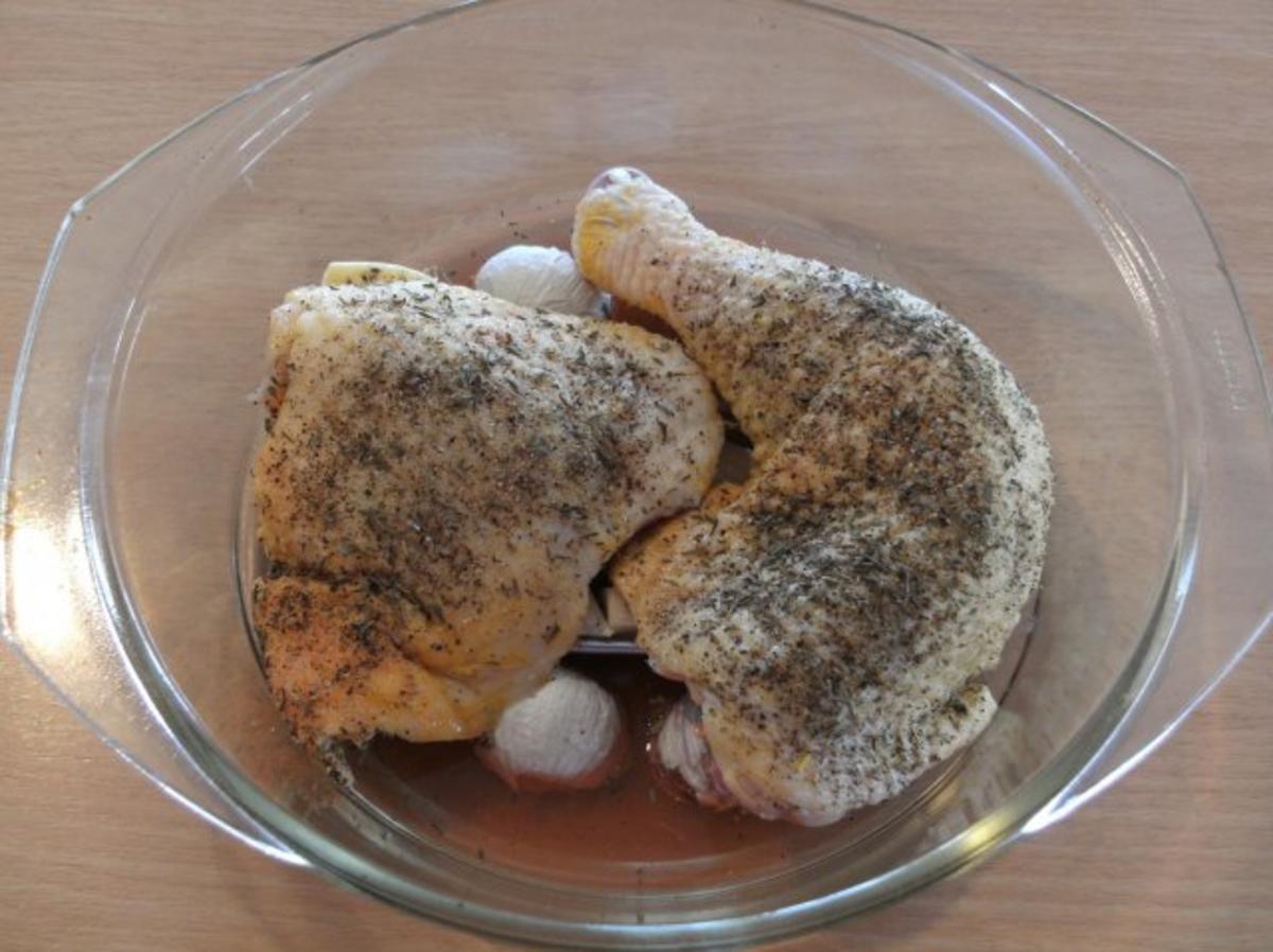 Fleisch: Hähnchen-Teile mit Knoblauchduft - Rezept - Bild Nr. 4