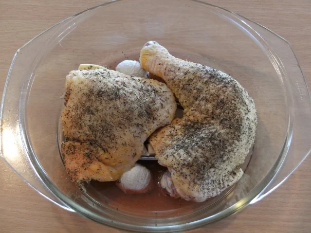 Rezept: Fleisch: Hähnchen-Teile mit Knoblauchduft Bild Nr. 4 Fleisch: Hähnchen-Teile mit Knoblauchduft - Rezept - Bild Nr. 4