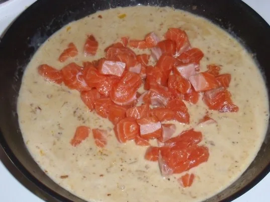 Irischer Lachs mit Linguini und Feigen-Sahnesoße - Rezept - Bild Nr. 7