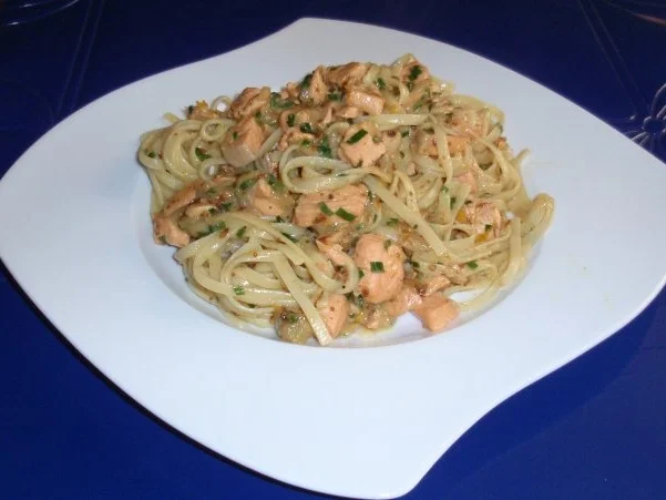 Irischer Lachs mit Linguini und Feigen-Sahnesoße - Rezept - Bild Nr. 14