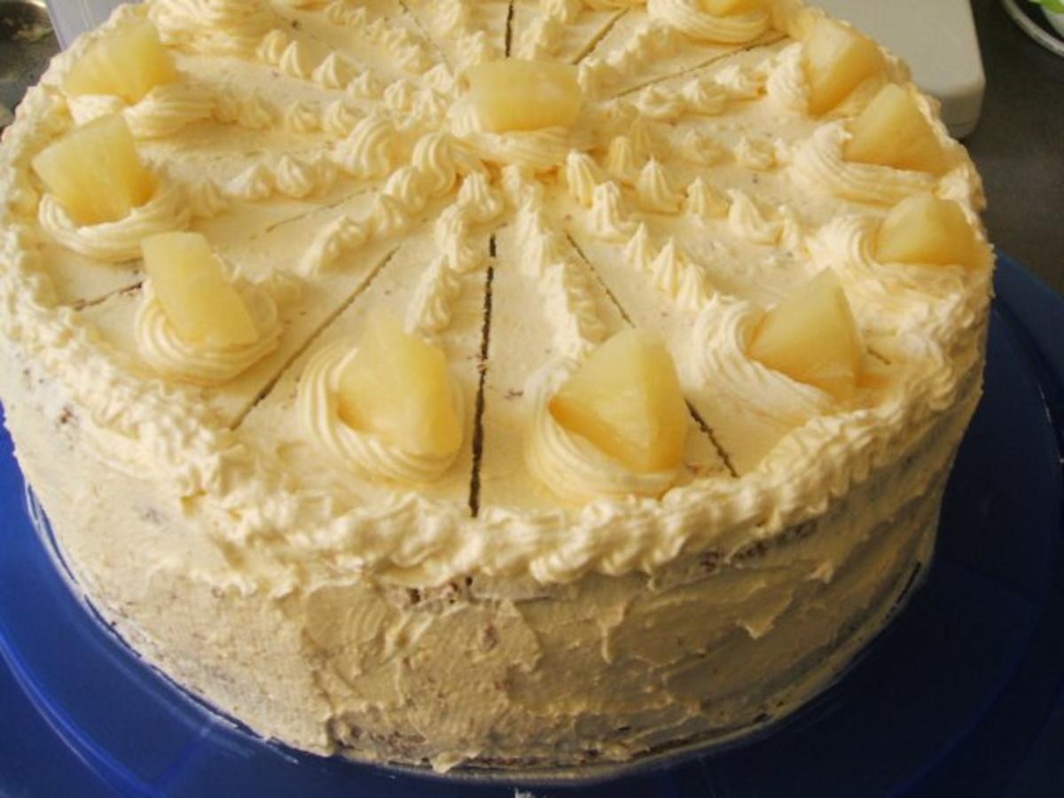 Ananas-Buttercrem-Torte - Rezept