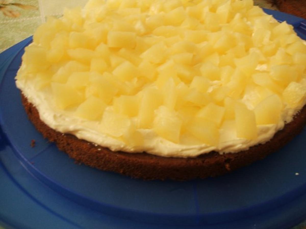 Ananas-Buttercrem-Torte - Rezept - Bild Nr. 3