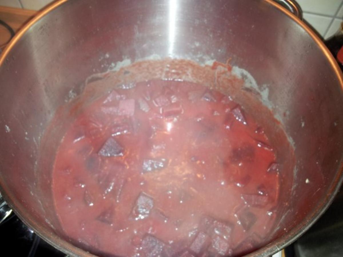Rote Bete Suppe mit Sahnemeerettich - Rezept - Bild Nr. 5