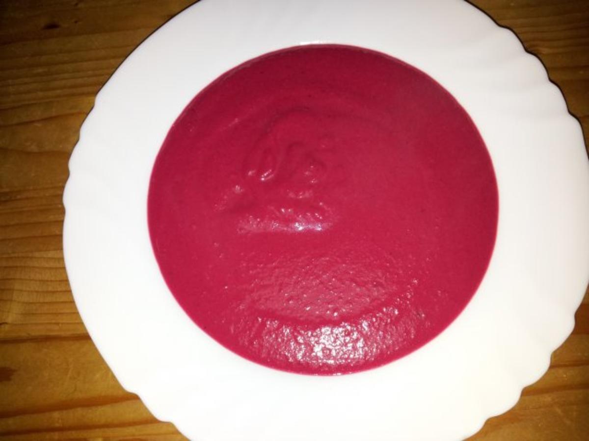 Rote Bete Suppe mit Sahnemeerettich - Rezept - Bild Nr. 8