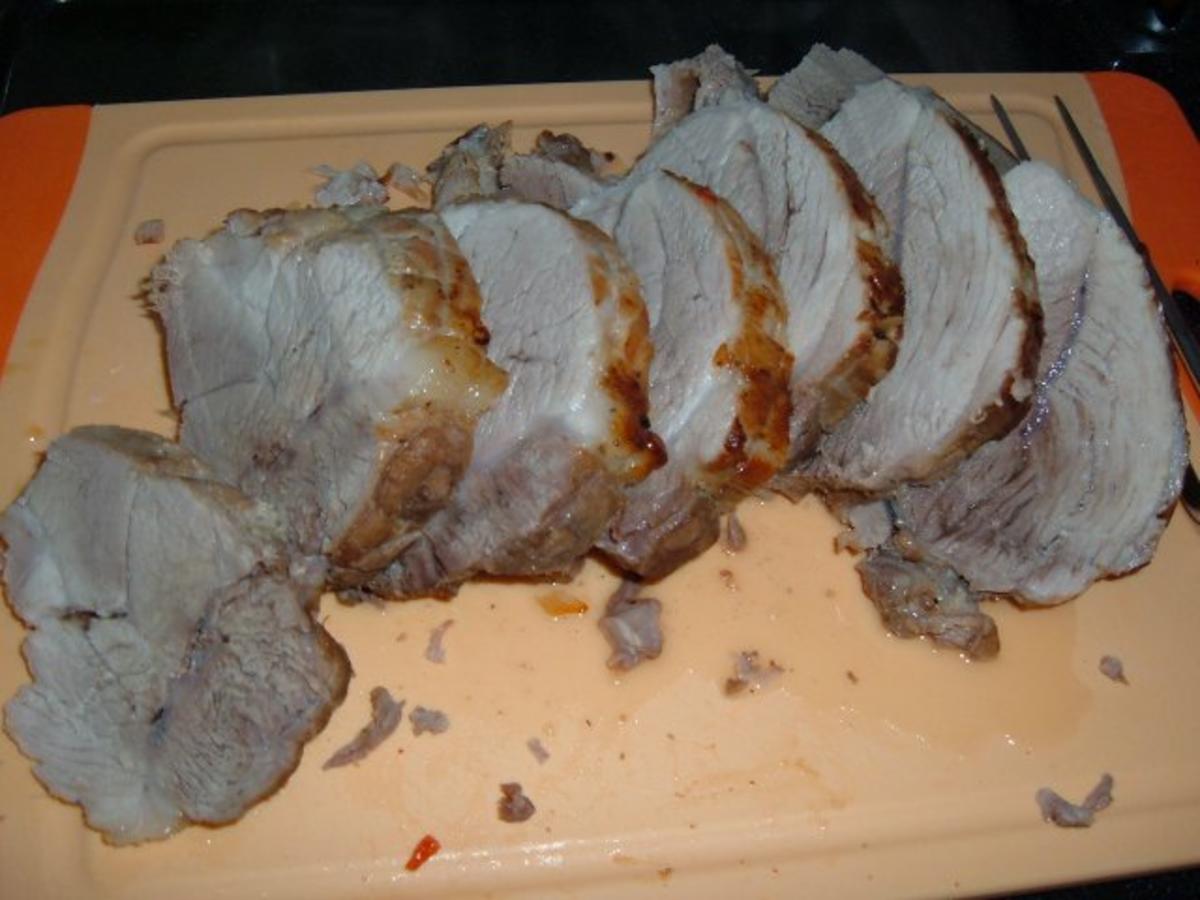 Fleisch : Schweine - Rollbraten - Rezept - Bild Nr. 8