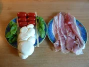 Büffelmozarella in Parmaschinken - Rezept