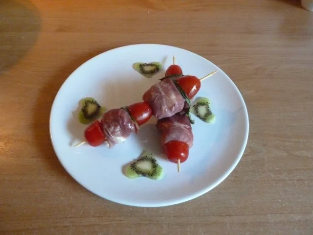 Büffelmozarella in Parmaschinken - Rezept - Bild Nr. 3