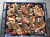 Rezept: Oliven-Knoblauch-Huhn Oliven-Knoblauch-Huhn - Rezept
