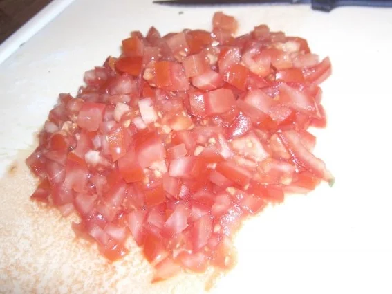 Tabouleh auf Tomaten-Carpaccio mit Lachs - Rezept - Bild Nr. 7